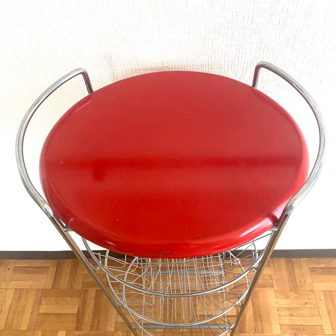 ワゴンラック 飾り棚 ワイヤーラック 高さ78cm