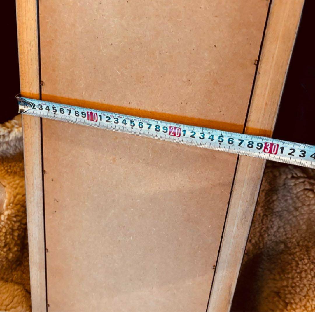 湯布院アンティーク イタリアウォールミラー八角形 凸ガラス 金彩装飾 ロココ姿鏡