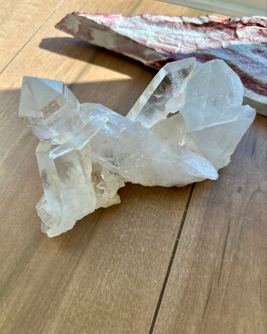 マニカラン水晶　クラスター　天然石　置物