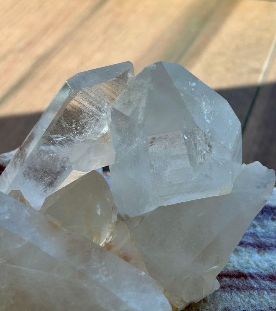 マニカラン水晶　クラスター　天然石　置物