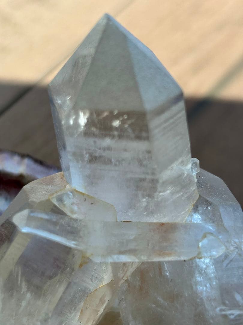 マニカラン水晶　クラスター　天然石　置物