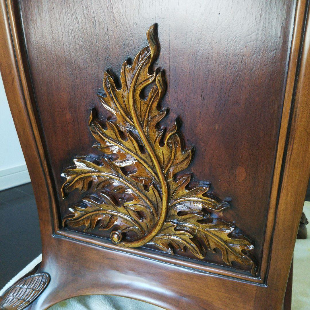 アンティーク コンソール 飾り棚 木製ステンドグラス サイドテーブル