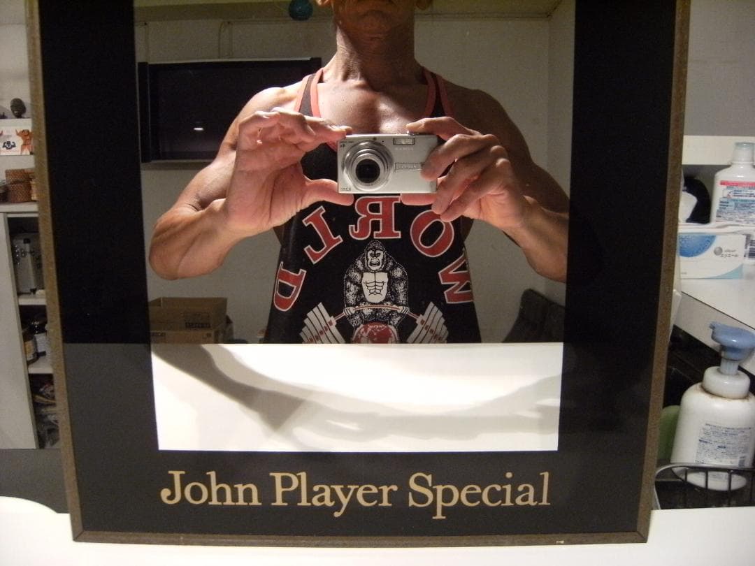 昭和レトロ 旧車 F1 タバコ ジョンプレイヤースペシャル JPS パブミラー