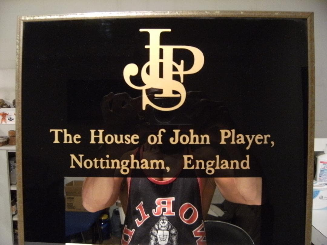 昭和レトロ 旧車 F1 タバコ ジョンプレイヤースペシャル JPS パブミラー