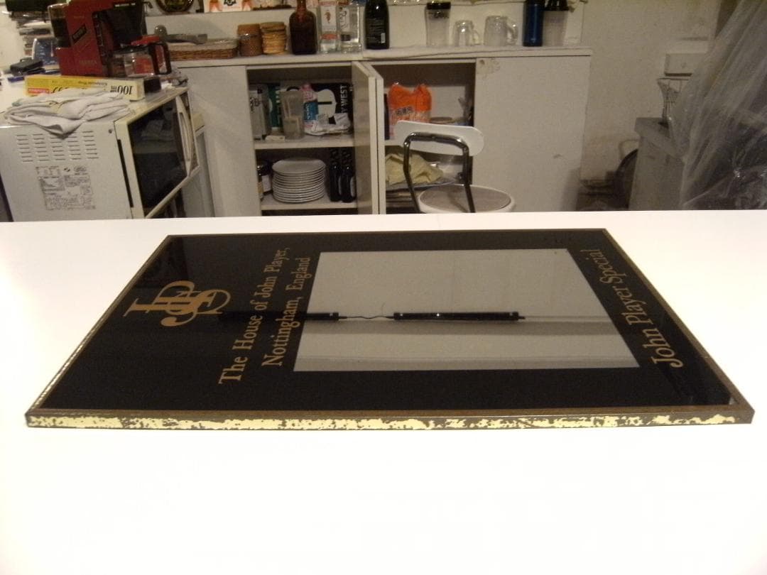 昭和レトロ 旧車 F1 タバコ ジョンプレイヤースペシャル JPS パブミラー