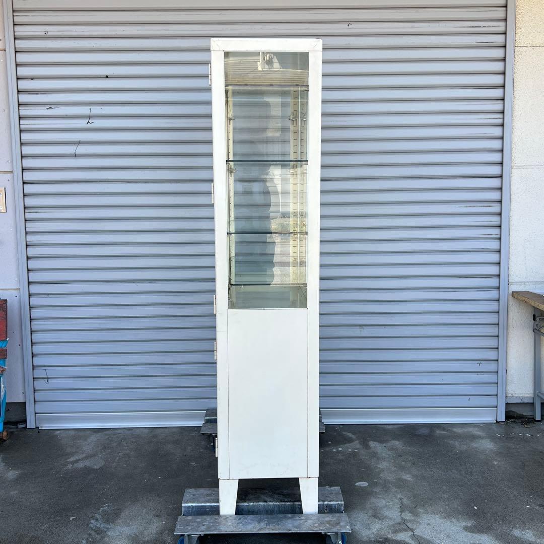 卒*す様 ケビント　ドクターキャビネット　ガラス棚　医療棚　ヴィンテージ　ケビン