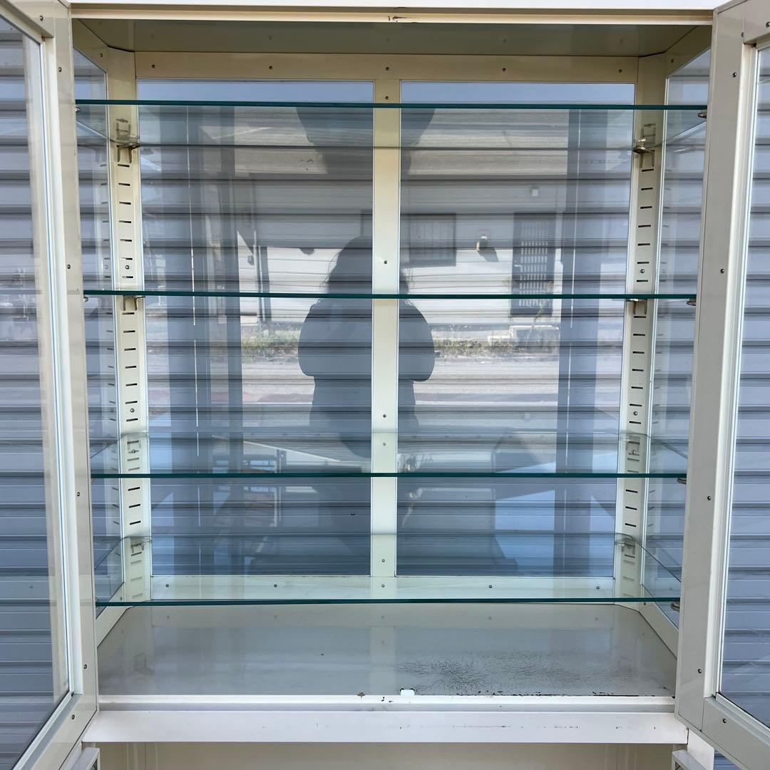 卒*す様 ケビント　ドクターキャビネット　ガラス棚　医療棚　ヴィンテージ　ケビン