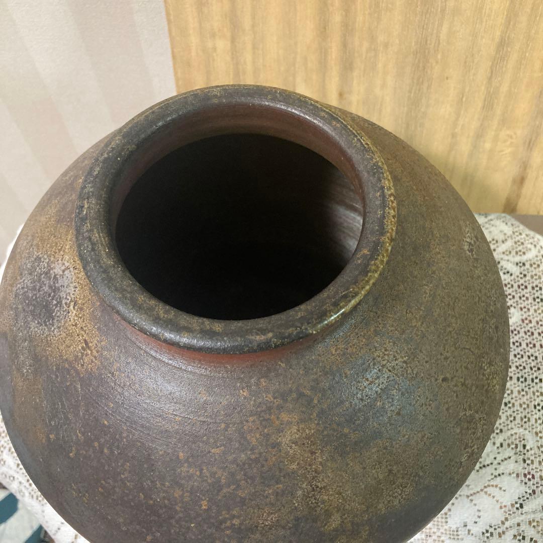 備前焼 壺 花瓶 作家物 未使用 美品 - メルカリ