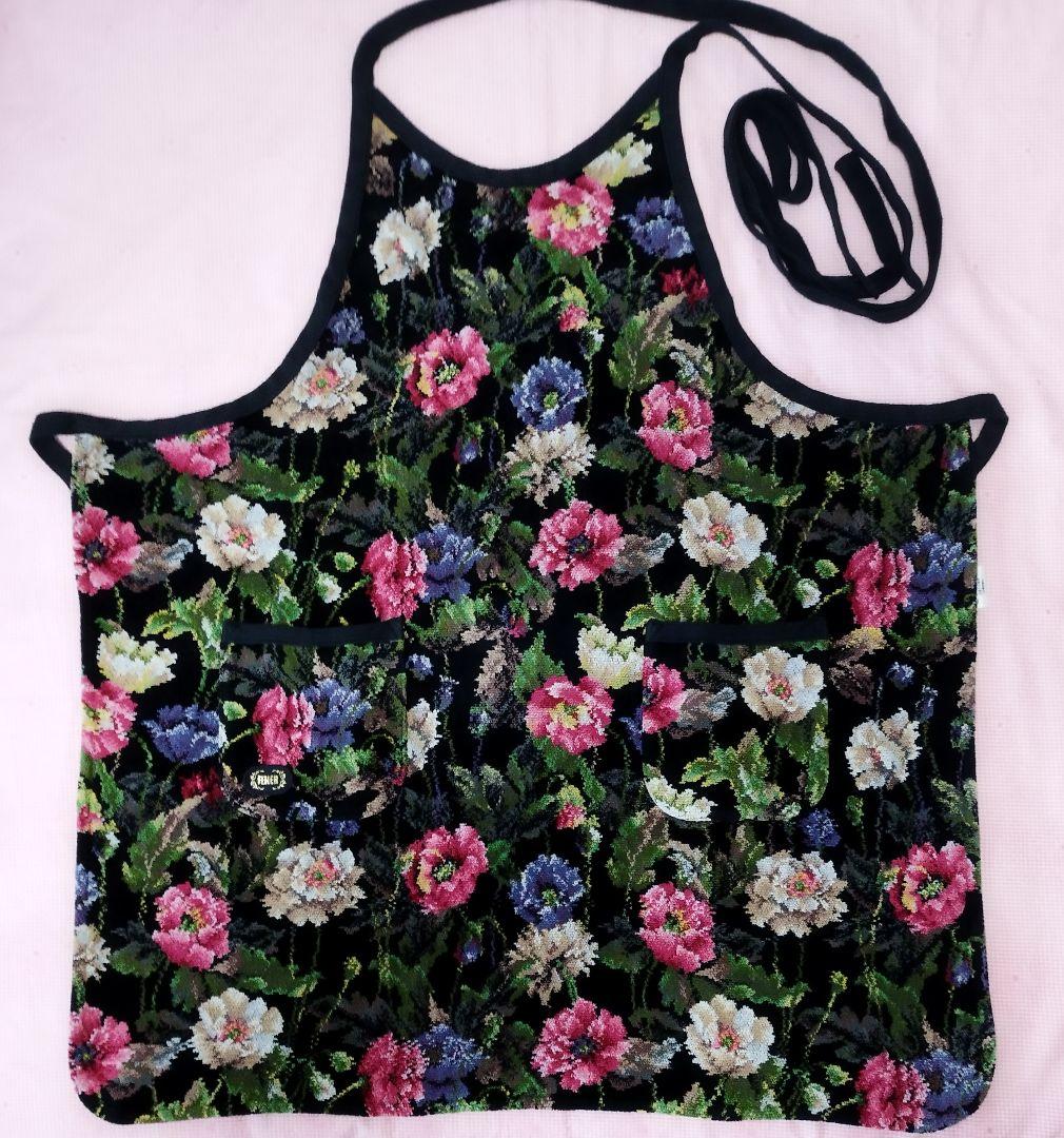 フェイラー　エプロン　ラビリンス　ブラック　美品