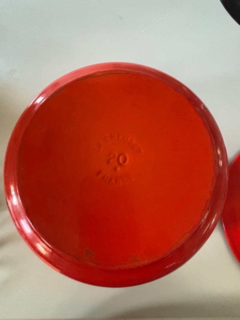 LE CREUSET オレンジ ホーロー鍋 20cm