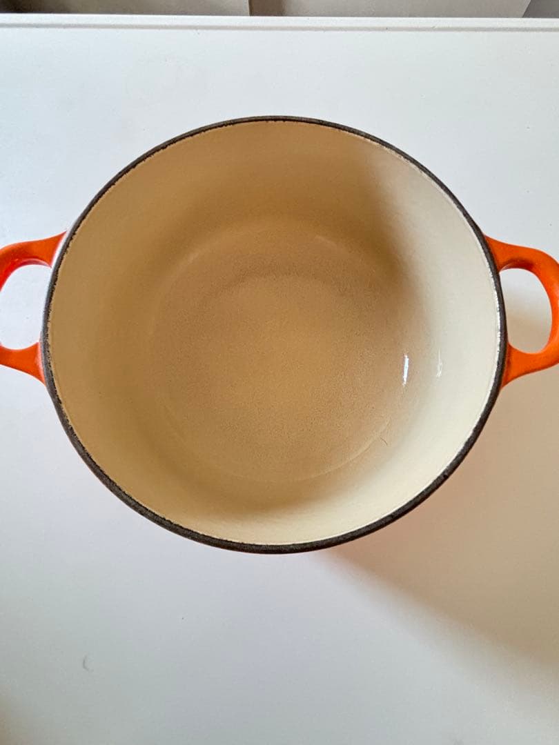 LE CREUSET オレンジ ホーロー鍋 20cm