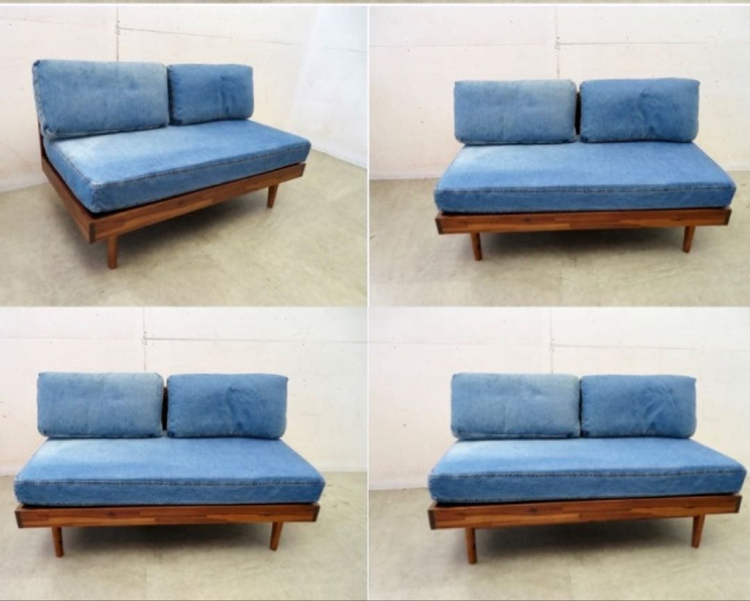 unico ウニコ SWELLAスウェラベンチアームレスソファ 二人掛け　単品