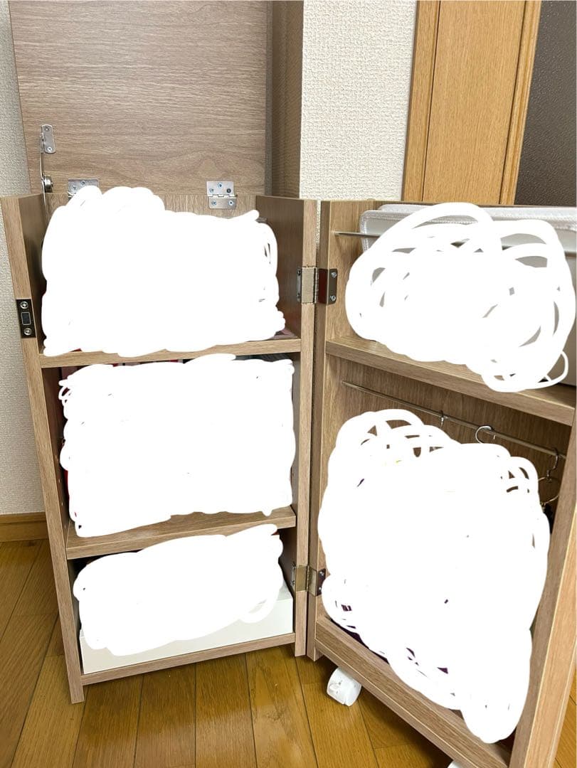 推し活収納ワゴン　組み立て済