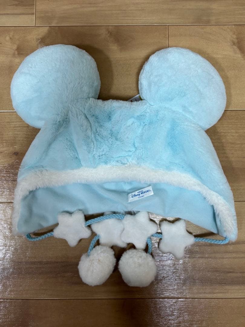 新品未使用_ディズニー_ファンキャップ_ミッキー ピンク_パステル_星