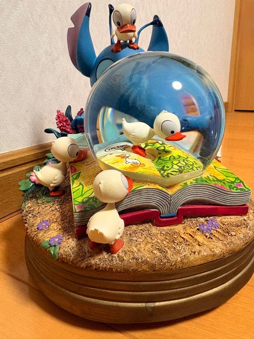 リロアンドスティッチ スノーグローブ スノードーム オルゴール　ディズニー