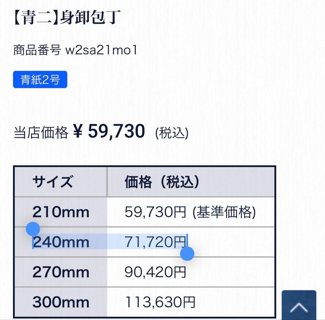 包丁 魚屋引退20本セット売り 希望価格コメントで正本 杉本 有次 正明