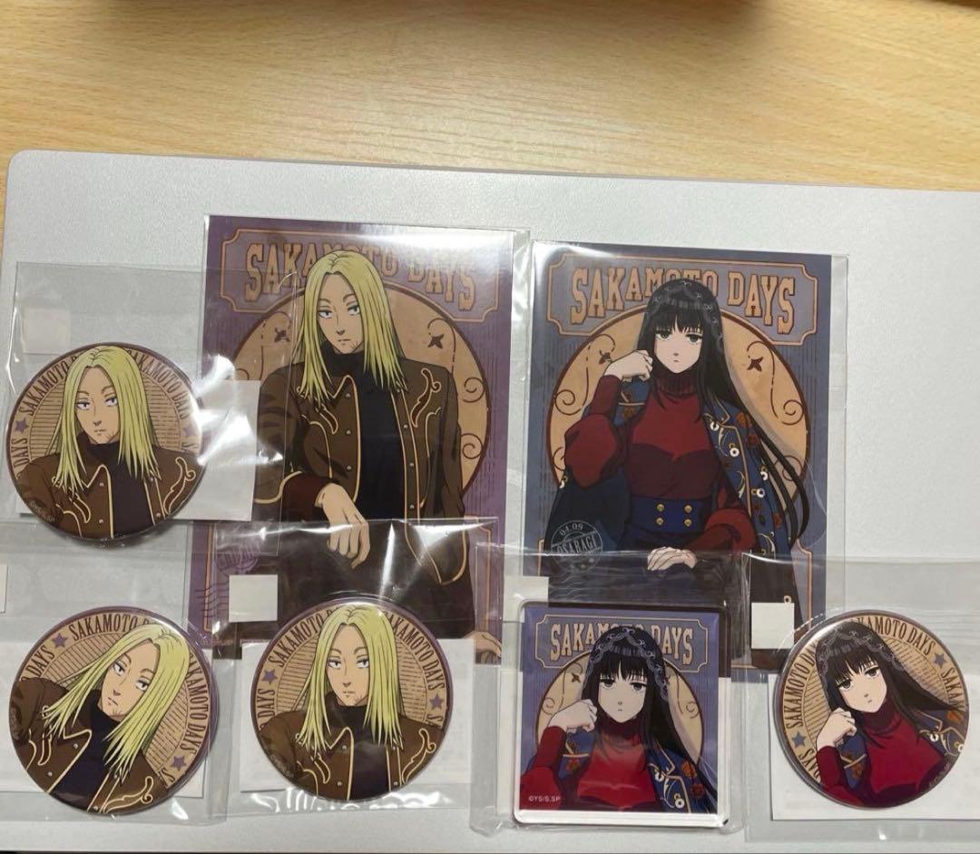 サカモトデイズ 大佛 神々廻 まるくじ 特典 まとめ 缶バッジ アクリル