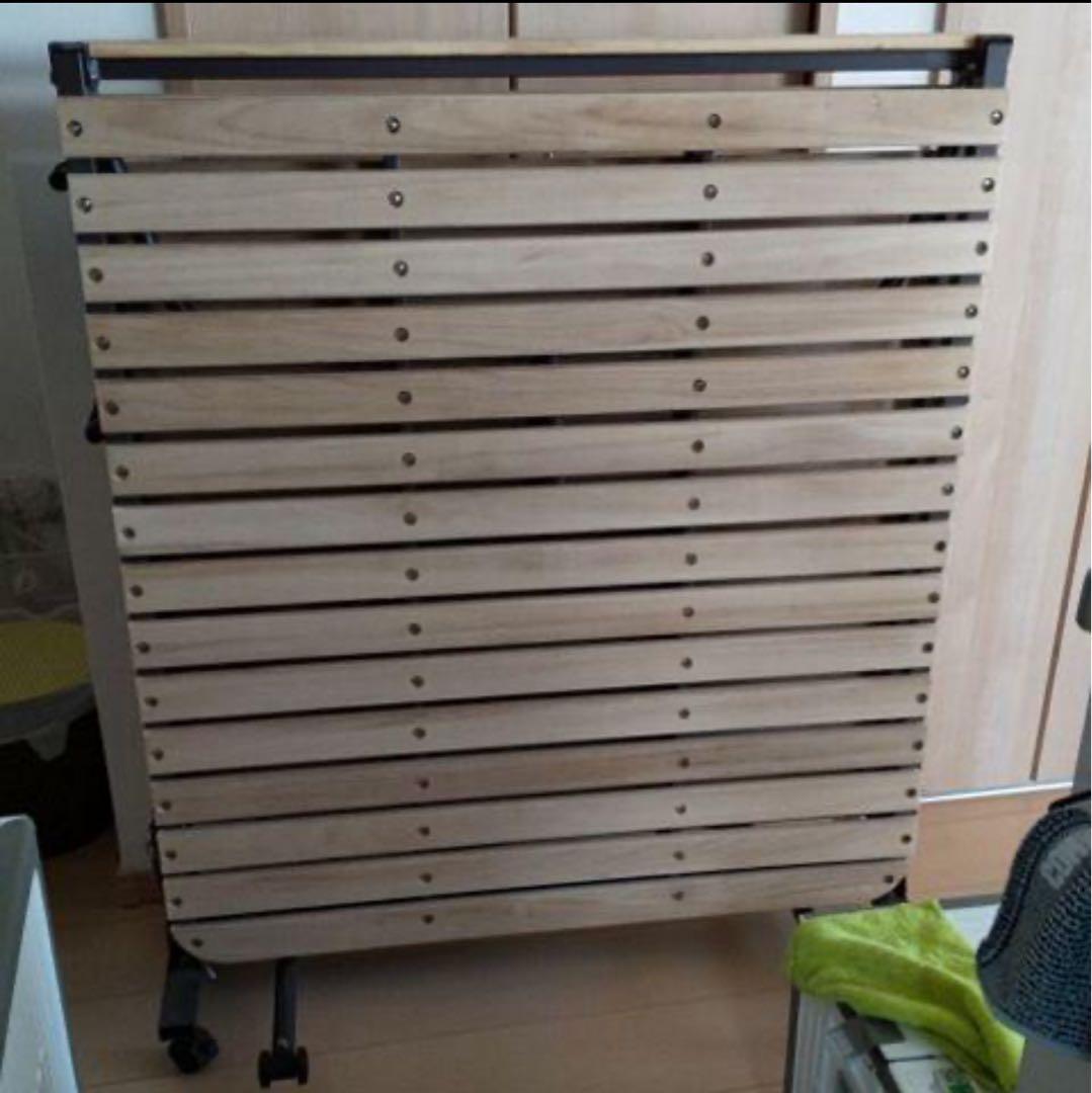 桐スノコ折り畳みベッド送料込み