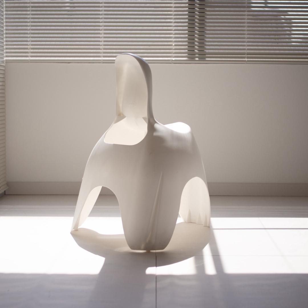 ぽよんとしたチェア ホワイト