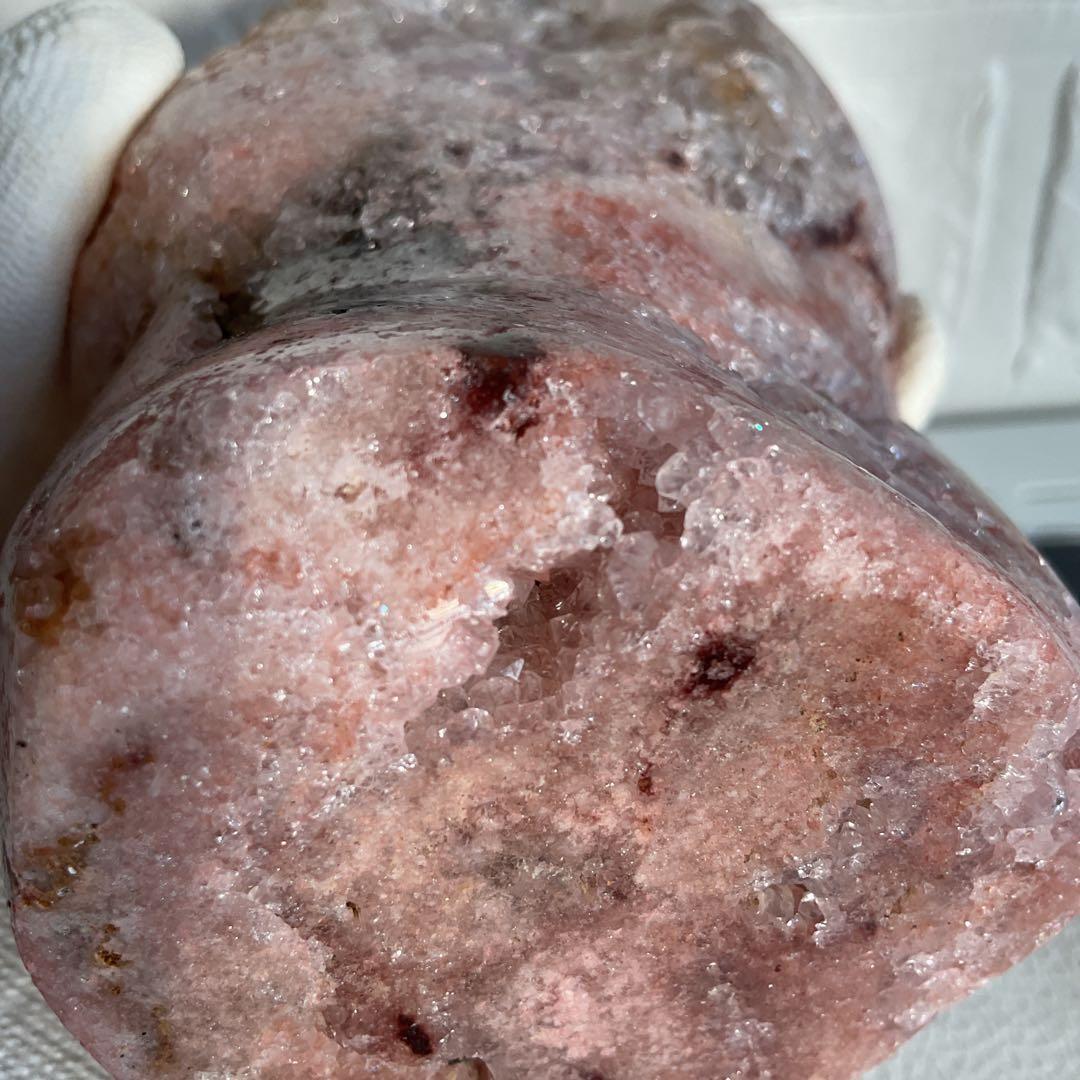 高品質希少ピンクアメジスト　ザクザクジオード、ドゥルージーとても綺麗 1.kg