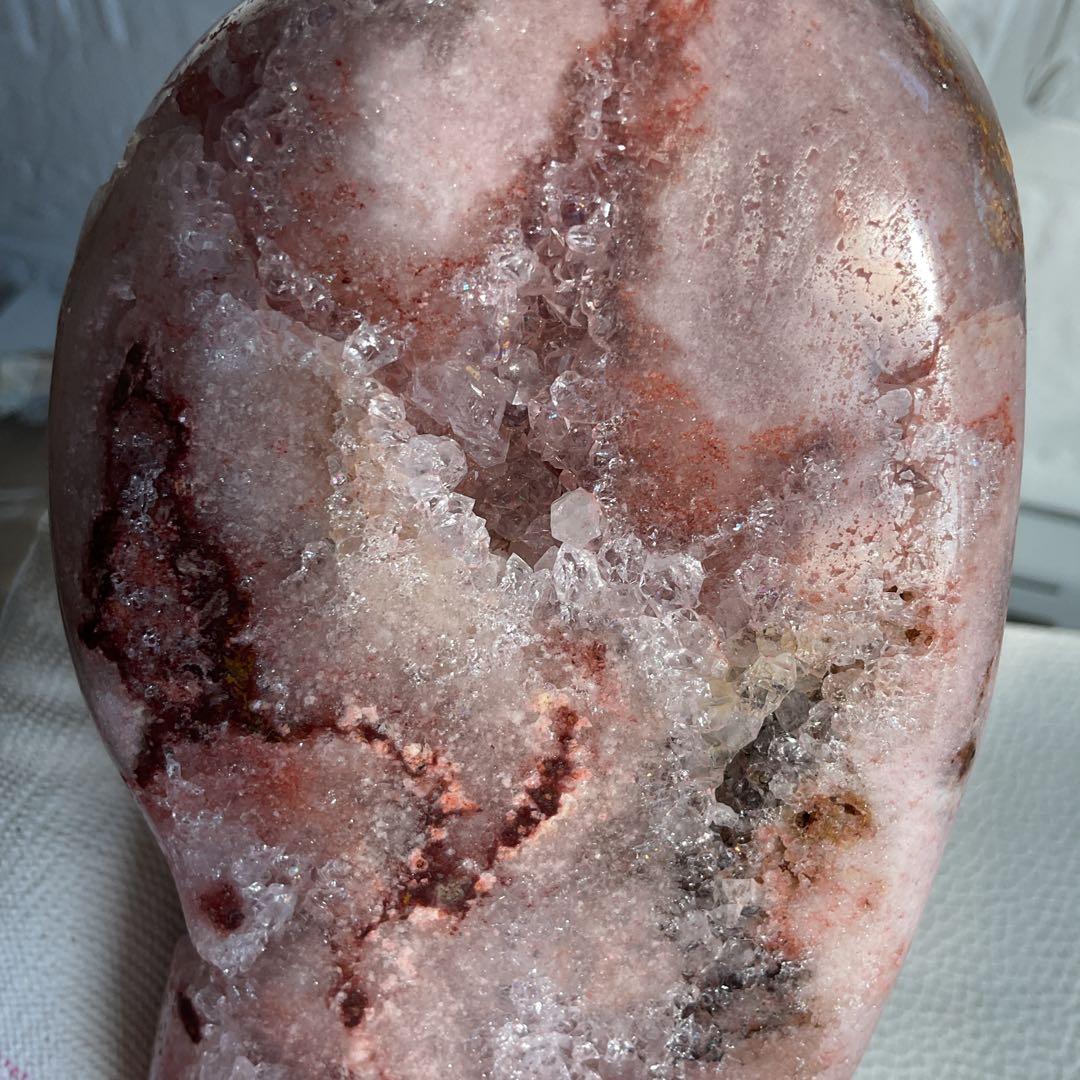 高品質希少ピンクアメジスト　ザクザクジオード、ドゥルージーとても綺麗 1.kg