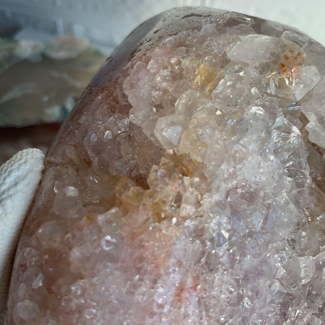 高品質希少ピンクアメジスト　ザクザクジオード、ドゥルージーとても綺麗 1.kg