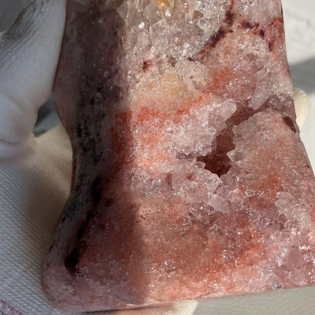 高品質希少ピンクアメジスト　ザクザクジオード、ドゥルージーとても綺麗 1.kg