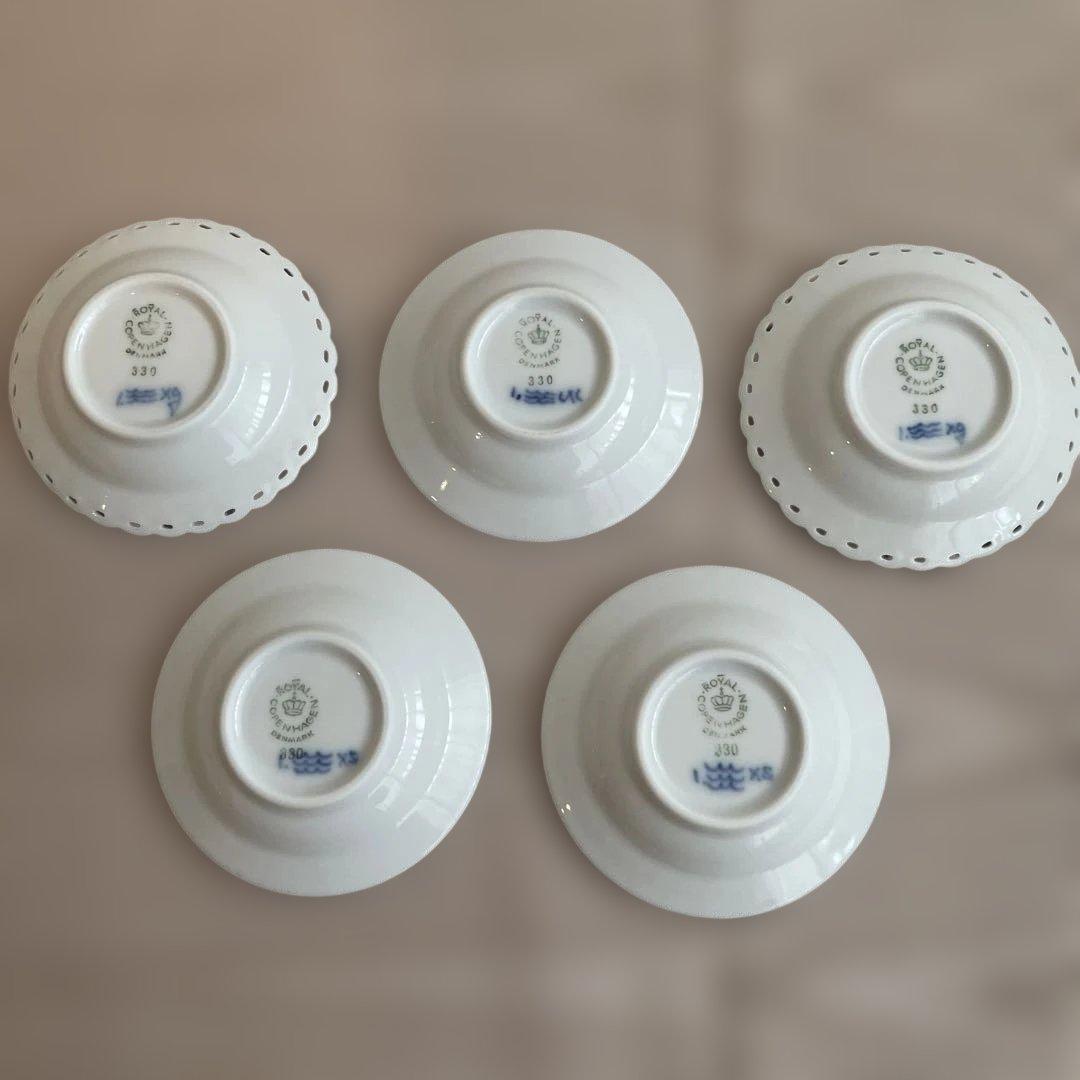 【美品】ロイヤルコペンハーゲン　ミニプレート5枚セット