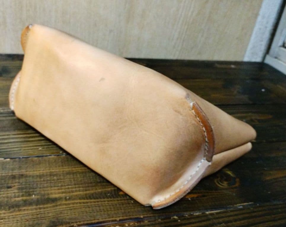 ワンピース国産皮革　【姫路レザー使用】　ユーティリティハンドバッグ③