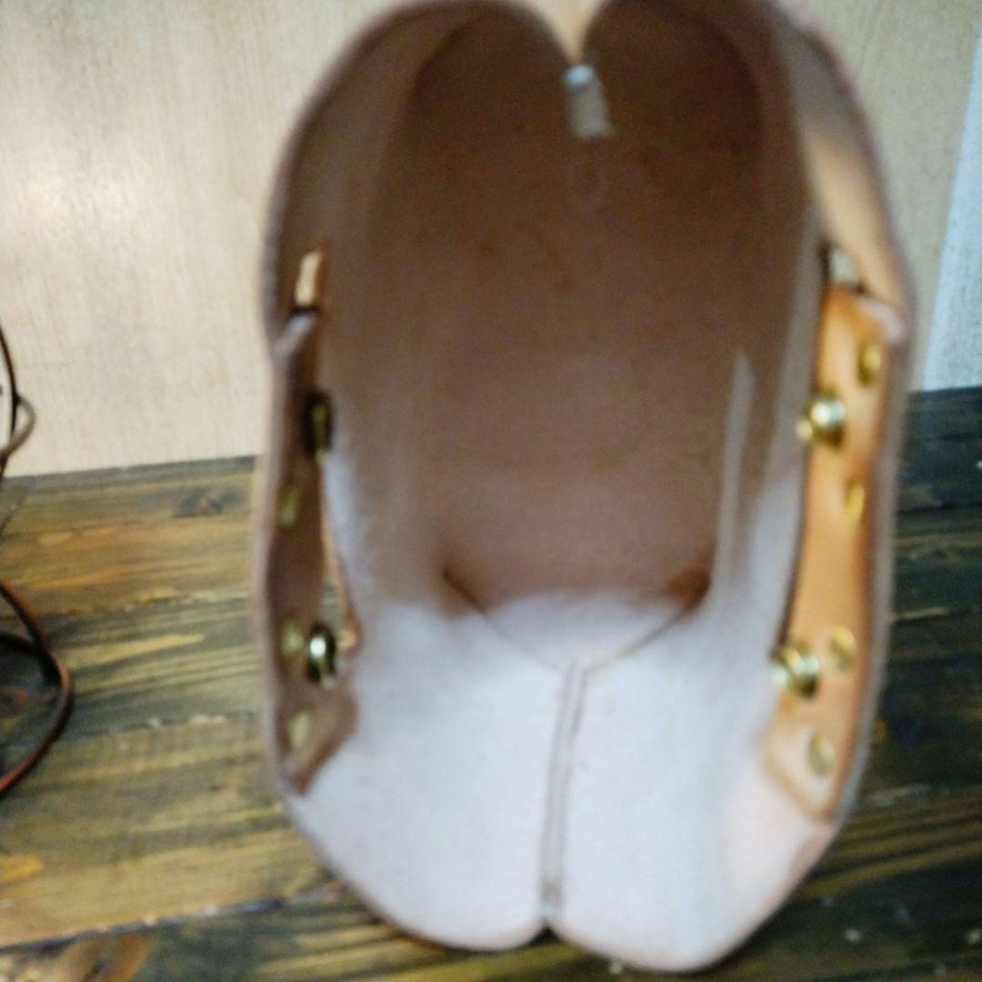 ワンピース国産皮革　【姫路レザー使用】　ユーティリティハンドバッグ③