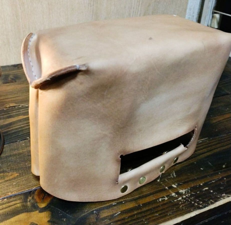 ワンピース国産皮革　【姫路レザー使用】　ユーティリティハンドバッグ③