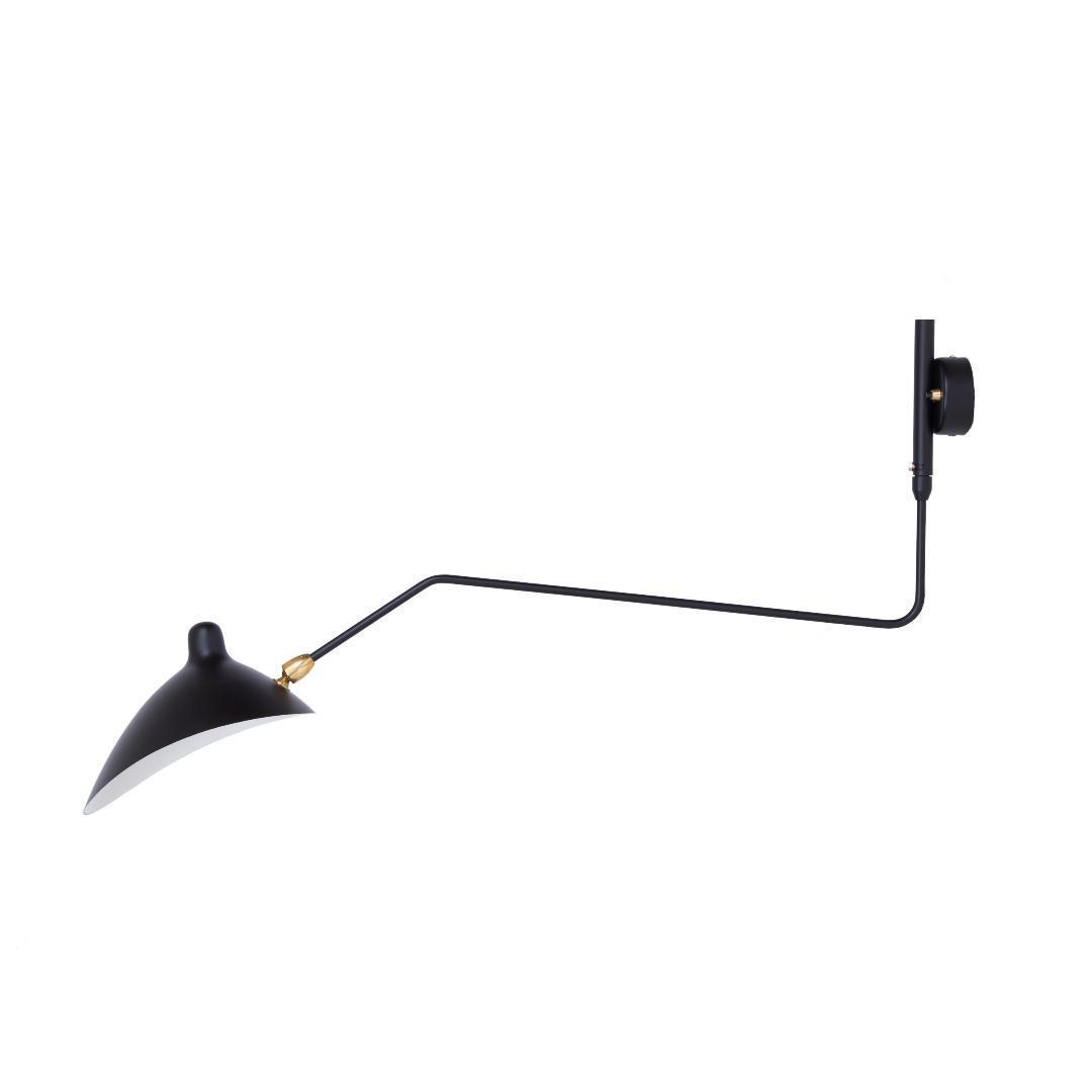 セルジュ・ムーユ ウォールランプ 照明 ライト ランプ 壁掛け照明 黒 W1