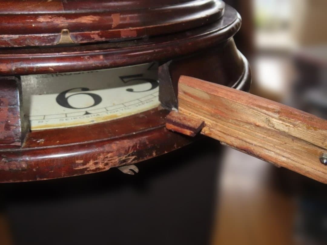 時計型飾り棚 SEIKOSHA 精工舎 十八吋トーマス 振り子時計 丸型