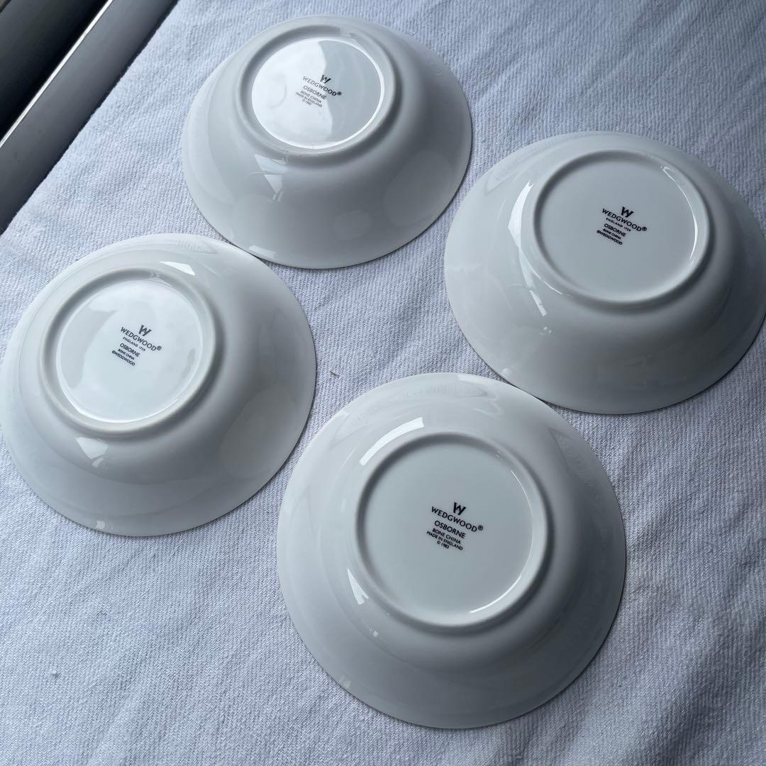 ウェッジウッド　オズボーン　サラダボウル　デザートプレートシリアルボウル