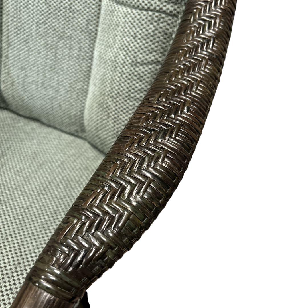 ★週末セール★カザマ アコルデアーム チェア 籐家具 ラタン