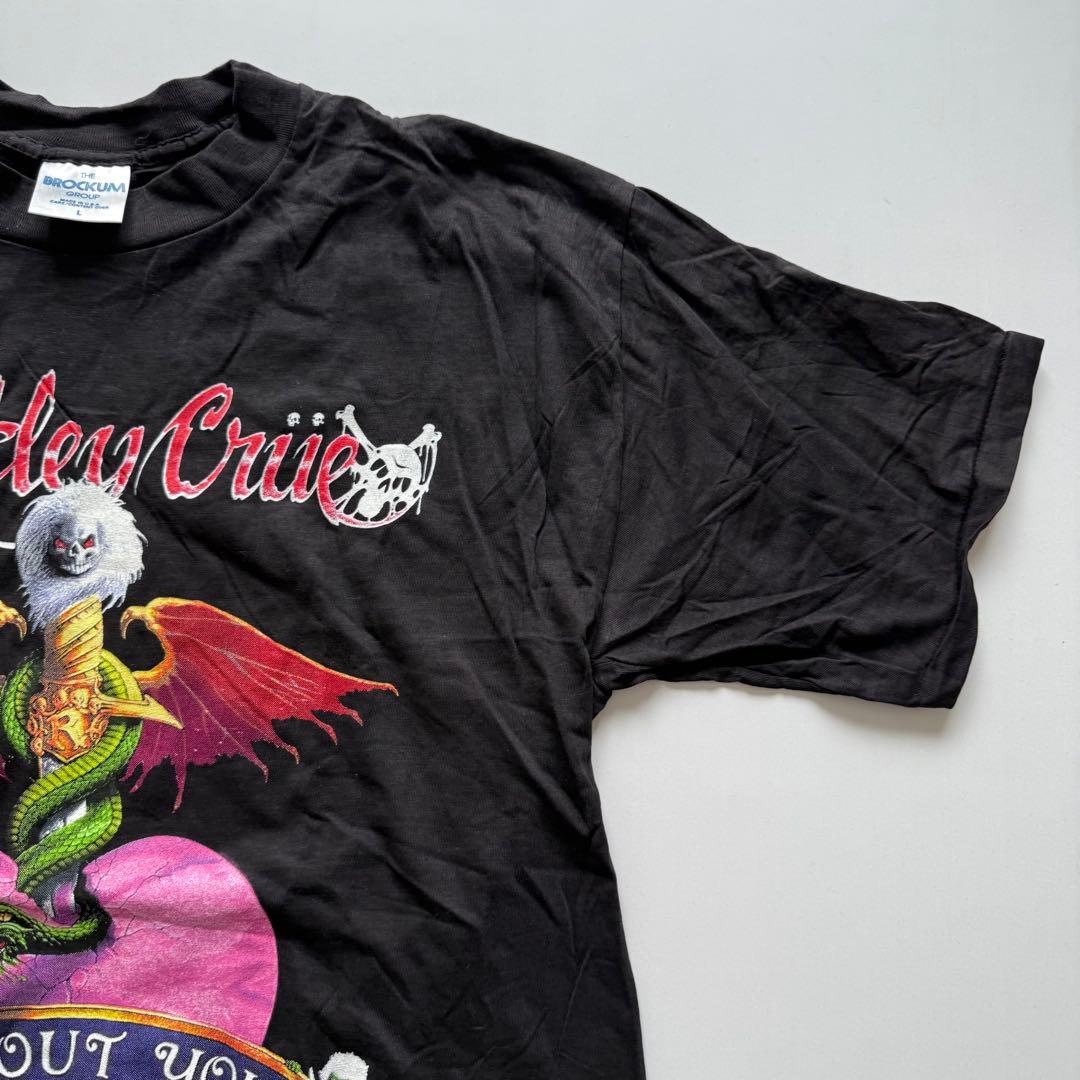 モトリー・クルー 90s ヴィンテージ 両面プリント バンドTシャツ C433