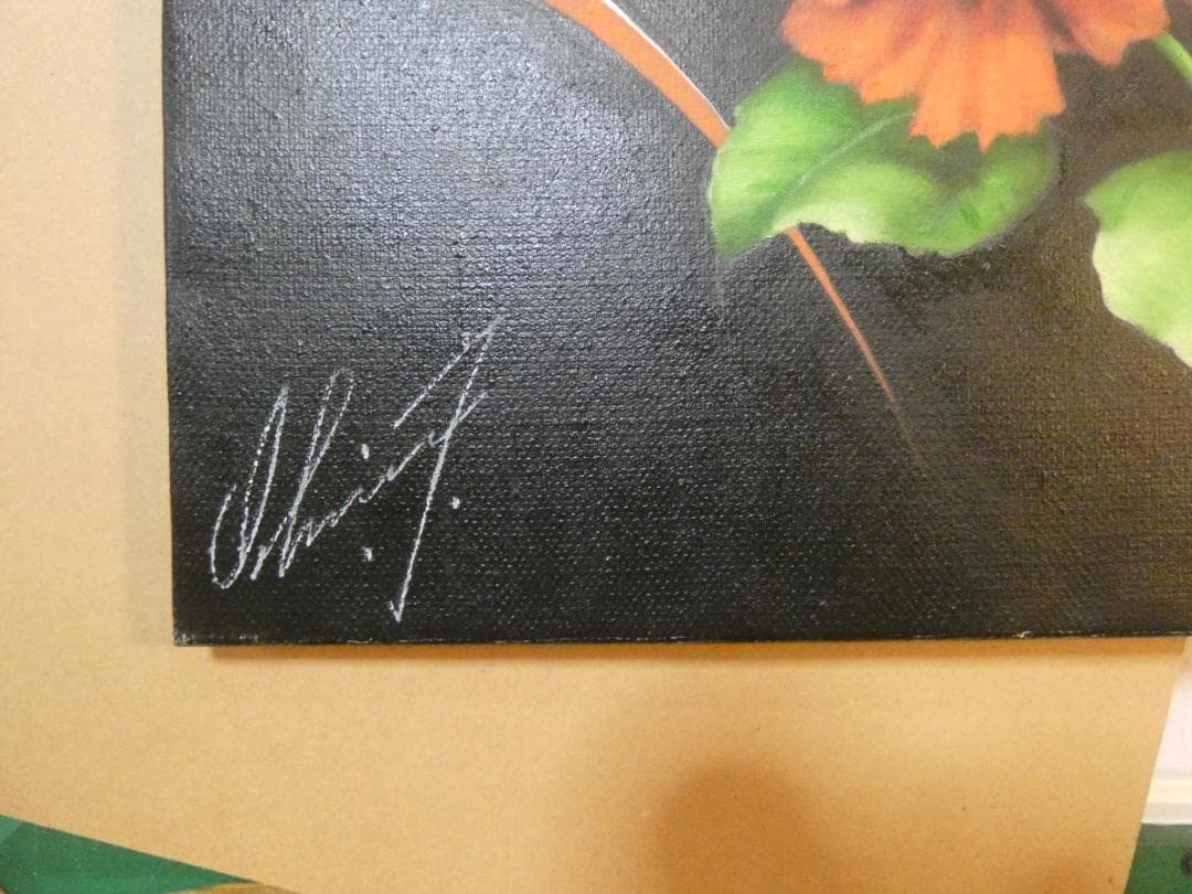 美人像　油絵　鶴田一郎　人物画　F6　額付き　手描き　肉筆