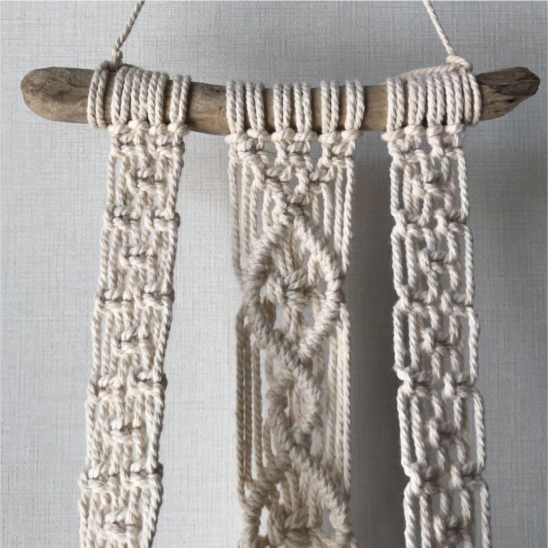 マクラメ 流木 プラントハンガー