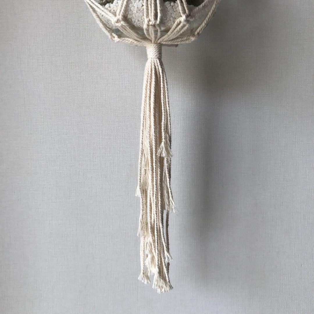 マクラメ 流木 プラントハンガー