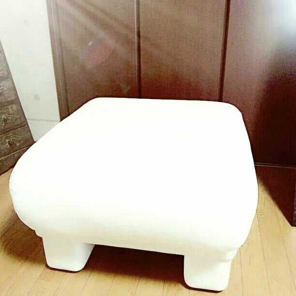 未使用himolla♡ベージュオットマン♡