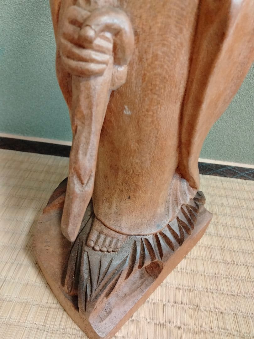 木彫り　置き物　骨董品　わけあり