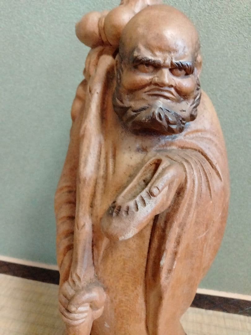 木彫り　置き物　骨董品　わけあり