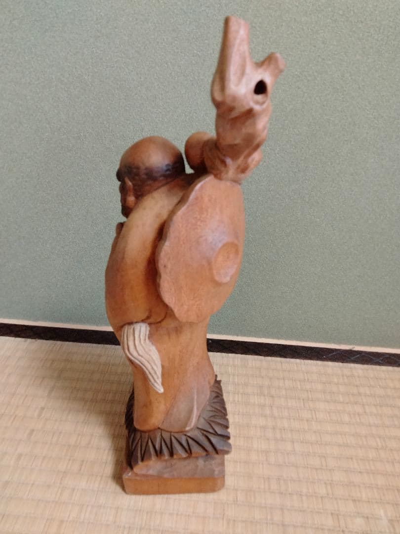 木彫り　置き物　骨董品　わけあり