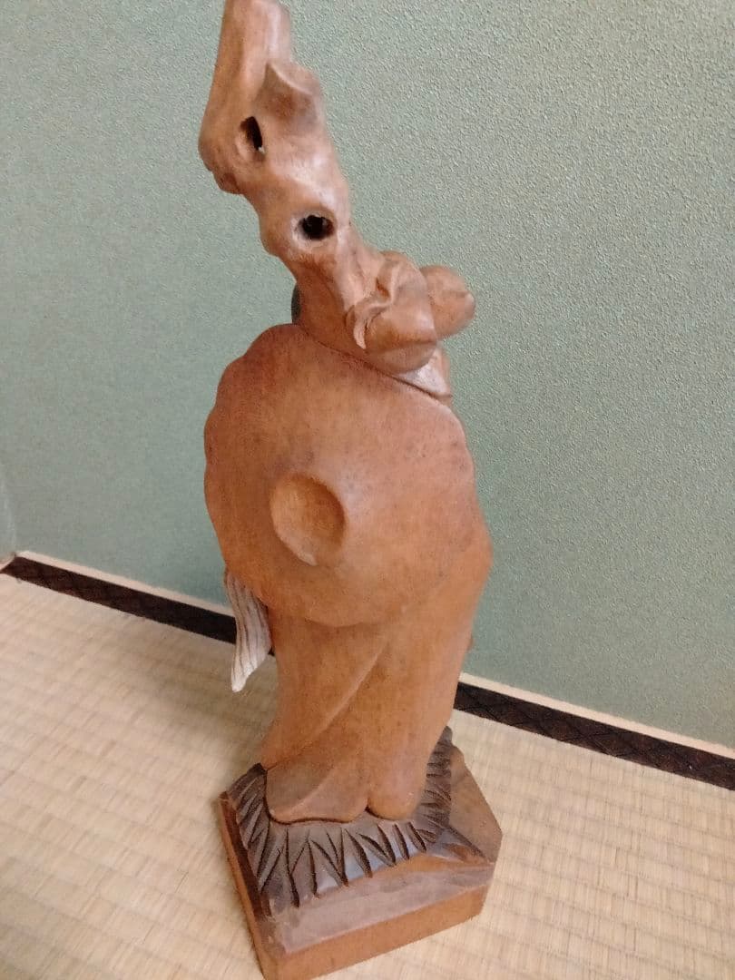 木彫り　置き物　骨董品　わけあり