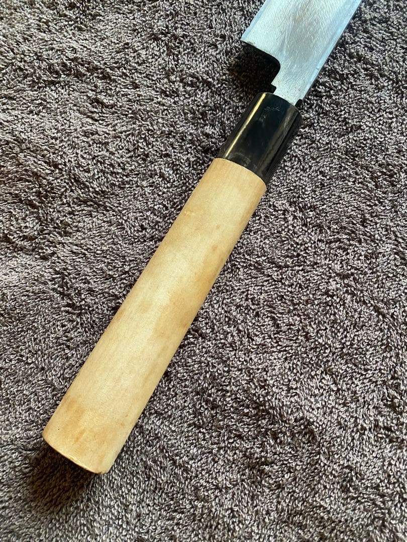 カスミ柳刃300 柳刃包丁 ステンレス製 木製ハンドル