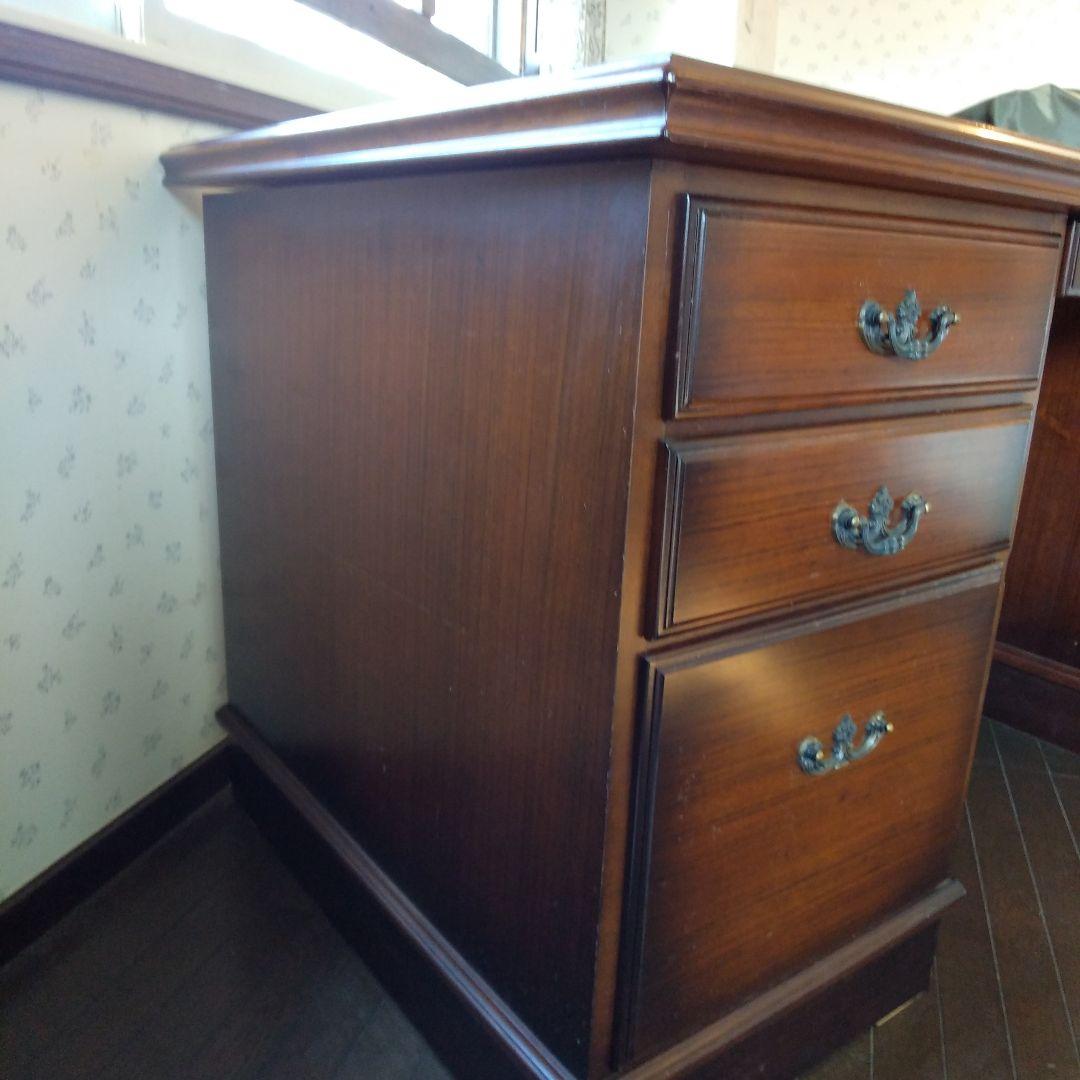 カリモク製　書斎デスク