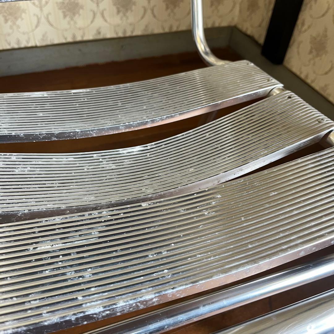 インダストリアル】① アルミフレーム アームチェア カフェチェア 椅子