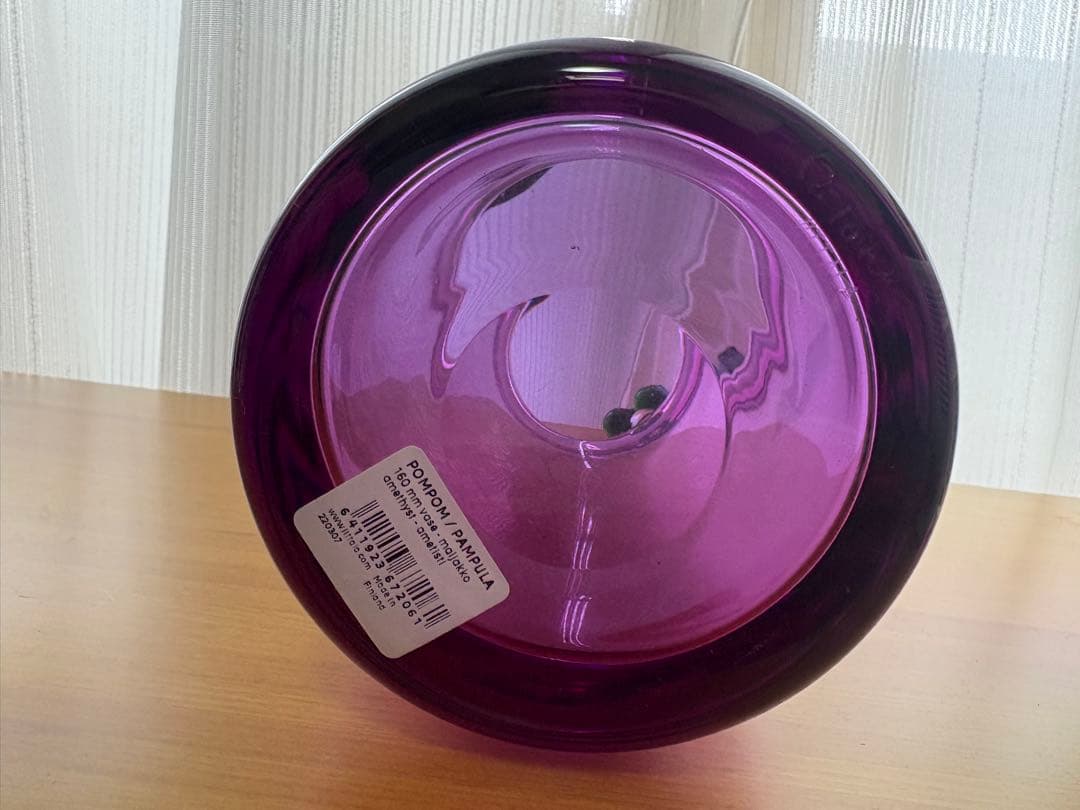 iittala ポムポム ベース アメジスト オイバトイッカ - メルカリ