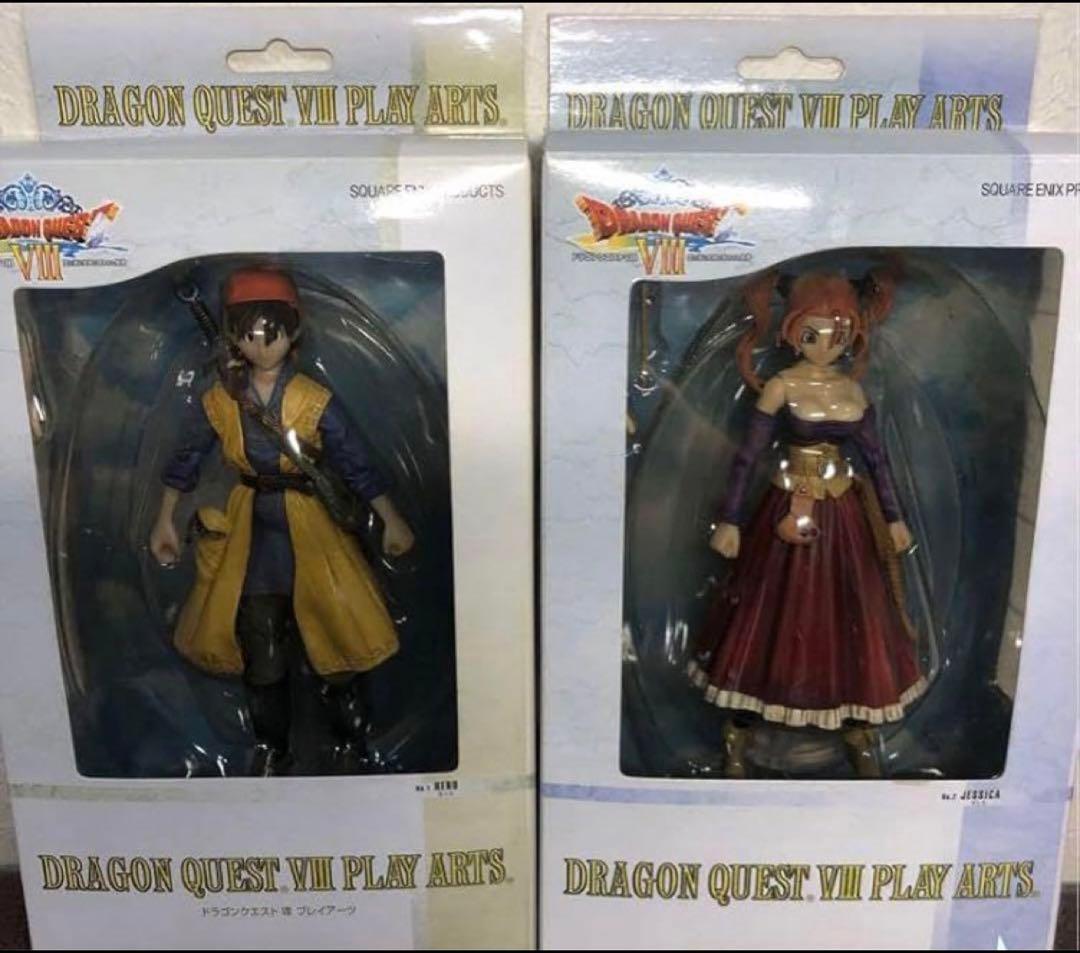 ドラゴンクエストVIII プレイアーツ 主人公、ゼシカ アクション