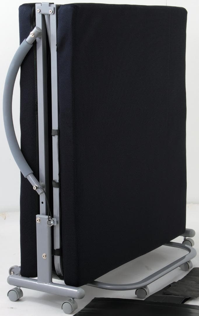 立ち座り楽ちん低反発メッシユ仕様収納式電動リクライニングベッド